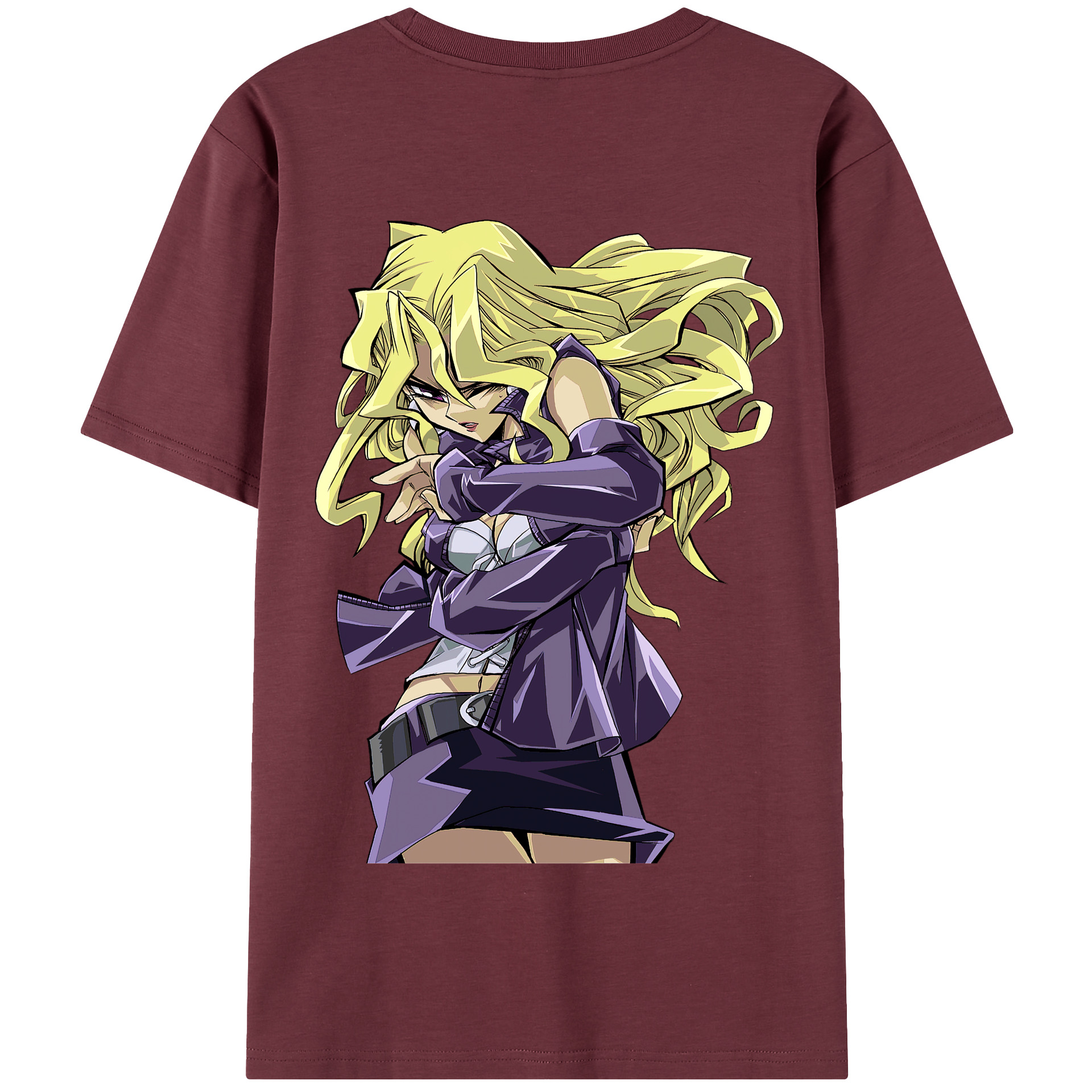 （画像用） 遊☆戯☆王 Yu-Gi-Oh! 綿100％半袖Tシャツ（背面プリント）
